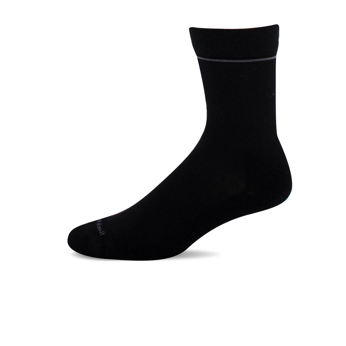 Sockwell Free'n Easy Crew Sock (Women) - Black Accessories - Socks - Lifestyle - The Heel Shoe Fitters