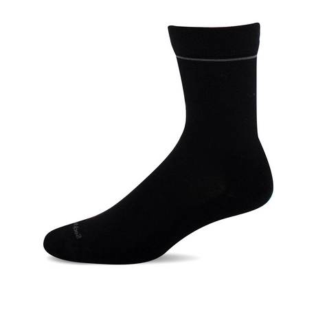Sockwell Free'n Easy Crew Sock (Women) - Black Accessories - Socks - Lifestyle - The Heel Shoe Fitters