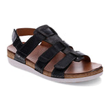 Revere Santorini Backstrap Sandal (Women) - Black Sandals - Backstrap - The Heel Shoe Fitters