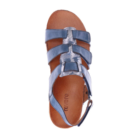 Revere Santorini Backstrap Sandal (Women) - Denim Sandal - Backstrap - The Heel Shoe Fitters