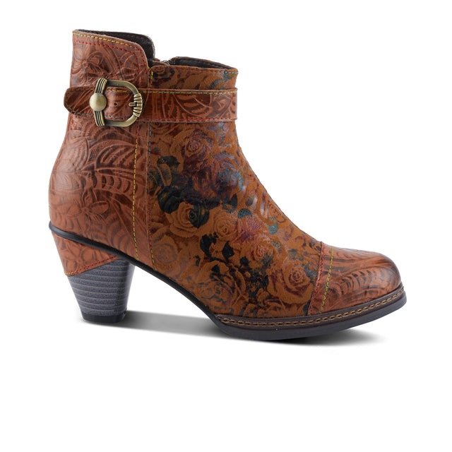 L'Artiste Antilles Heeled Ankle Boot (Women) - Camel Boots - Casual - Mid - The Heel Shoe Fitters