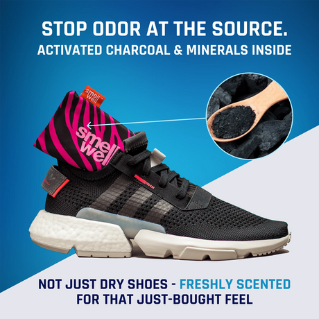 SmellWell Active Freshener Insert - Black Zebra Accessories - Shoe Care - The Heel Shoe Fitters