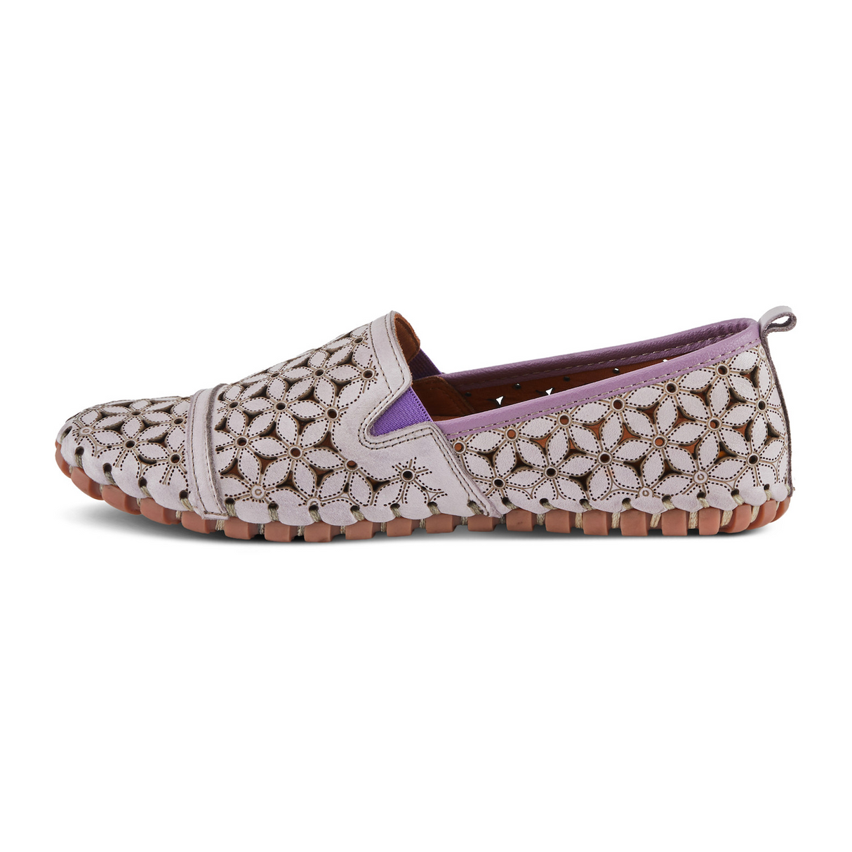 Spring Step Flowerflow Slip On (Women) - Lavender Dress-Casual - Flats - The Heel Shoe Fitters