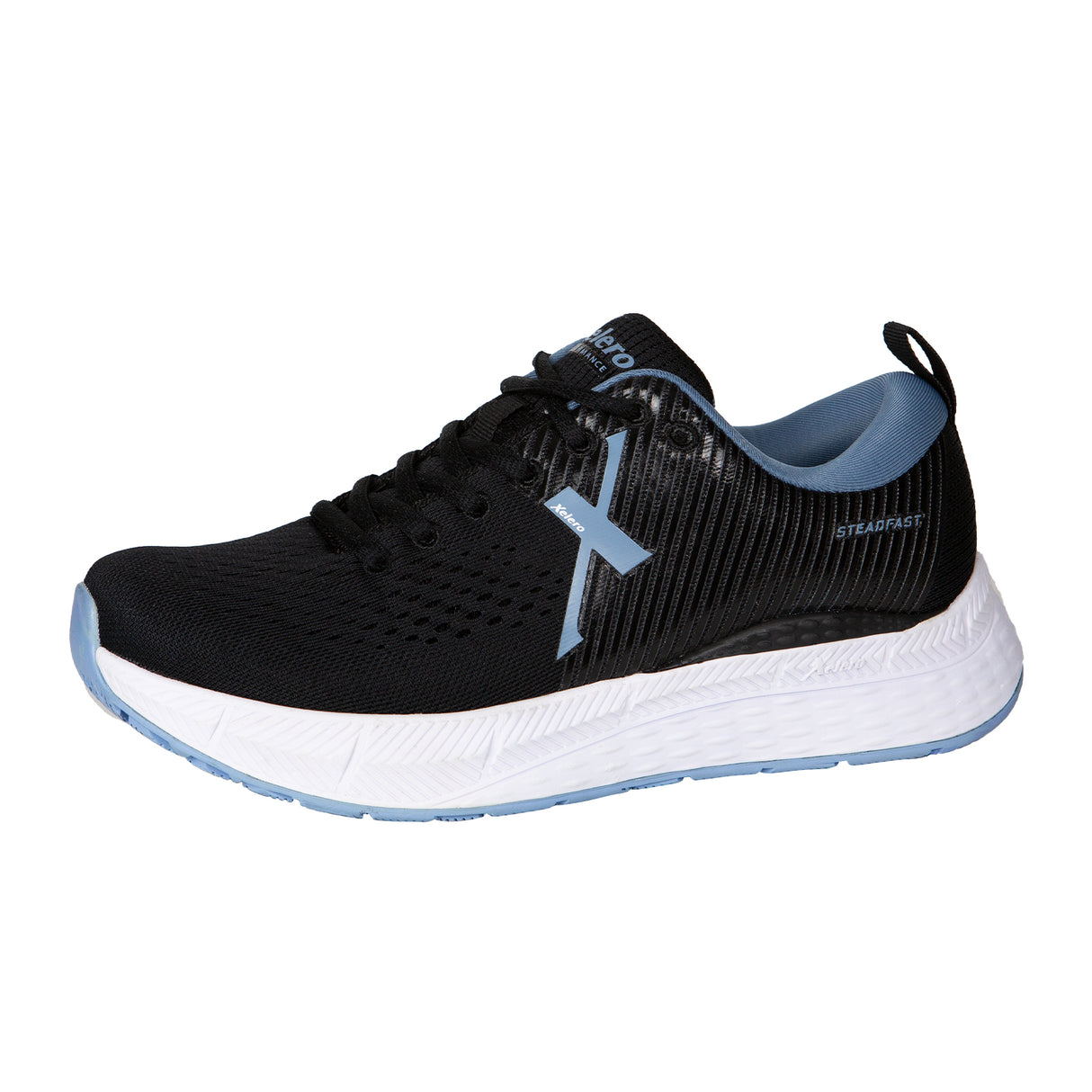 Xelero Steadfast Walking Shoe (Women) - Black/Periwinkle Athletic - Walking - The Heel Shoe Fitters