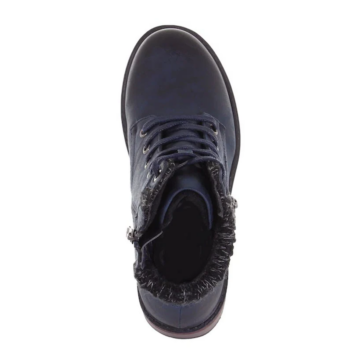 Wanderlust Amy Ankle Boot (Women) - Navy Boots - Casual - Mid - The Heel Shoe Fitters