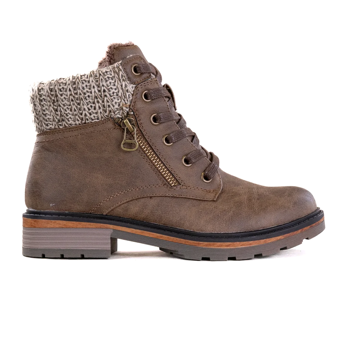 Wanderlust Amy Ankle Boot (Women) - Dark Tan Boots - Casual - Mid - The Heel Shoe Fitters