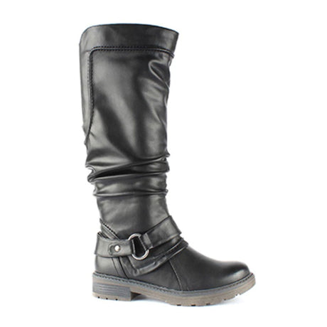 Wanderlust Fiona Wide Calf Tall Boot (Women) - Black Boots - Fashion - High - The Heel Shoe Fitters