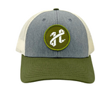 The Heel Shoe Fitters Branded Hat - Gray/Olive Accessories - Headwear - The Heel Shoe Fitters