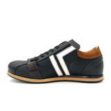 Kamo-Gutsu TIFO-030 Low Sneaker (Men) - Nero Combi Athletic - Casual - Lace Up - The Heel Shoe Fitters