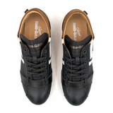 Kamo-Gutsu TIFO-030 Low Sneaker (Men) - Nero Combi Athletic - Casual - Lace Up - The Heel Shoe Fitters