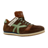 Kamo-Gutsu TIFO 044 Low Sneaker (Men) - Taupe Oil/Salvia Athletic - Casual - Lace Up - The Heel Shoe Fitters