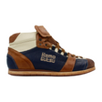 Kamo-Gutsu TIFO 105 Mid Sneaker (Men) - Marrone/Royal Athletic - Casual - Lace Up - The Heel Shoe Fitters