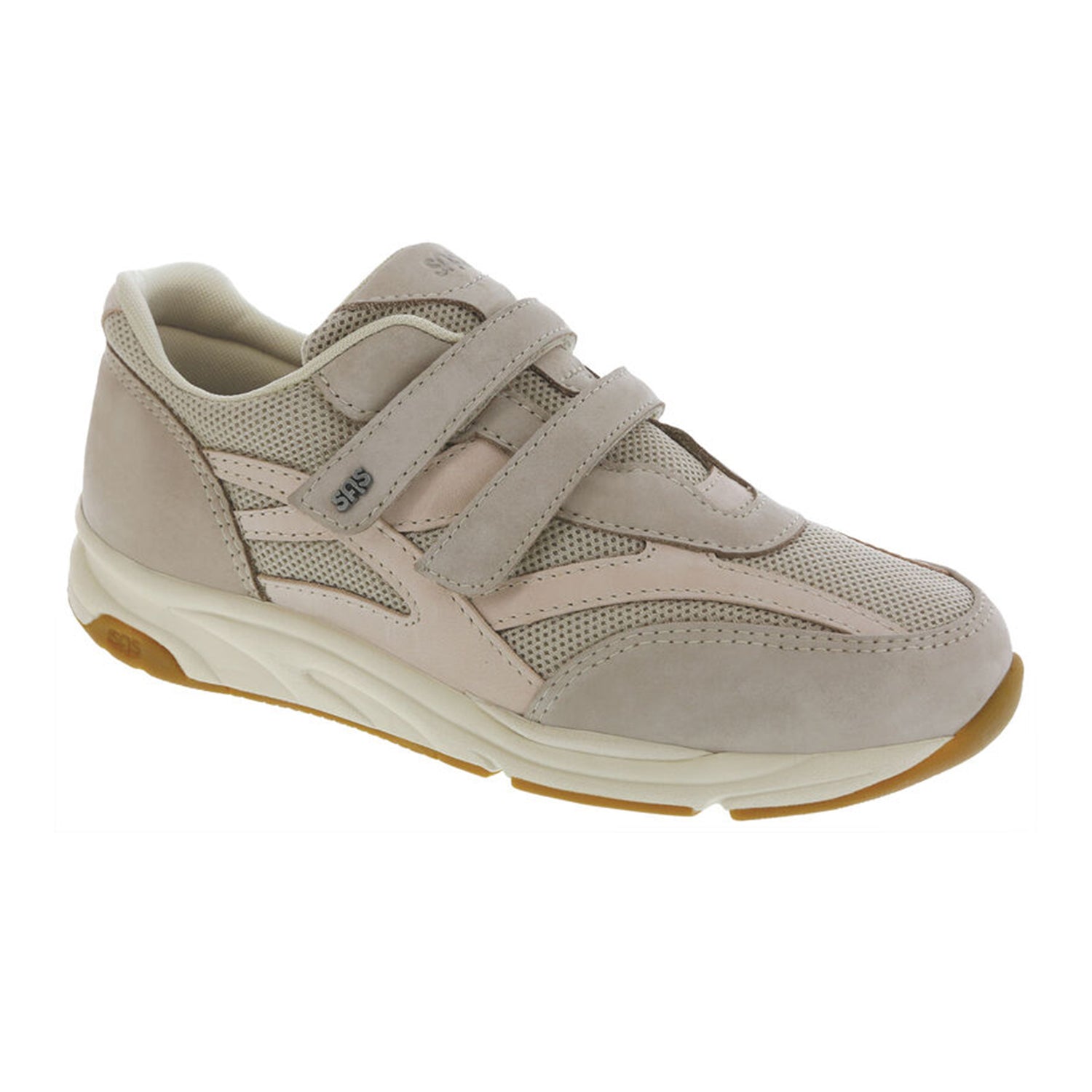 SAS TMV Walking Shoe (Women) Taupe/Pink – The Heel Shoe Fitters