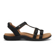 Taos Trophy 2 Backstrap Sandal (Women) - Black Emboss Sandals - Backstrap - The Heel Shoe Fitters