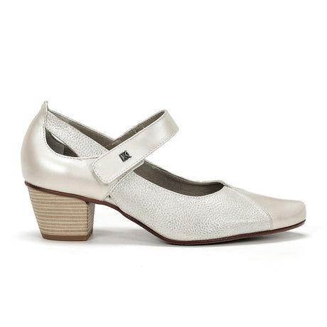 Dorking Triana D7746 Heeled Mary Jane (Women) - Natural Dress-Casual - Heels - The Heel Shoe Fitters