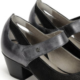 Dorking Triana Heeled Mary Jane (Women) - Black Dress-Casual - Heels - The Heel Shoe Fitters