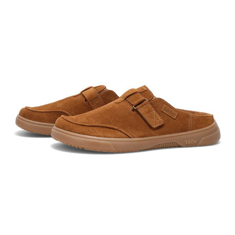 Taos Trivia (Women) - Chestnut Suede Dress-Casual - Clogs & Mules - The Heel Shoe Fitters
