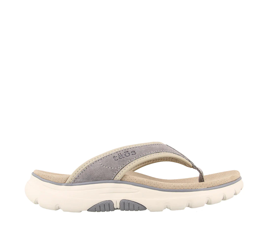 Taos Aura Sandal (Women) - Cool Grey/Cloud Sandal - Thong - The Heel Shoe Fitters