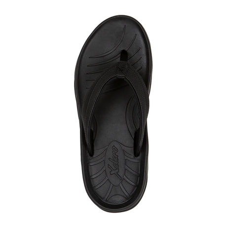 Xelero Tru Sandal (Women) - Jet Black Sandals - Thong - The Heel Shoe Fitters