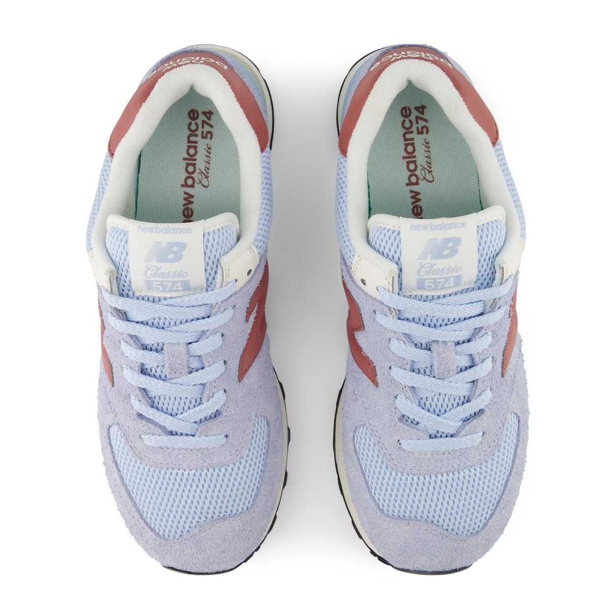 New Balance 574 Sneaker (Unisex) - Oxford Blue/Apricot Orange Athletic - Casual - Lace Up - The Heel Shoe Fitters