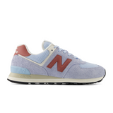 New Balance 574 Sneaker (Unisex) - Oxford Blue/Apricot Orange Athletic - Casual - Lace Up - The Heel Shoe Fitters