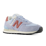 New Balance 574 Sneaker (Unisex) - Oxford Blue/Apricot Orange Athletic - Casual - Lace Up - The Heel Shoe Fitters