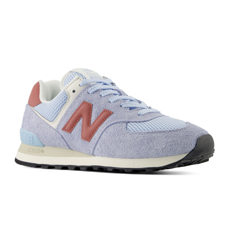 New Balance 574 Sneaker (Unisex) - Oxford Blue/Apricot Orange Athletic - Casual - Lace Up - The Heel Shoe Fitters