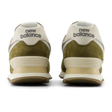 New Balance 574 Sneaker (Unisex) - Calcium/Dark Silver Metallic Athletic - Casual - Lace Up - The Heel Shoe Fitters