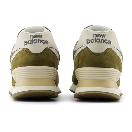 New Balance 574 Sneaker (Unisex) - Calcium/Dark Silver Metallic Athletic - Casual - Lace Up - The Heel Shoe Fitters