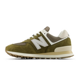 New Balance 574 Sneaker (Unisex) - Calcium/Dark Silver Metallic Athletic - Casual - Lace Up - The Heel Shoe Fitters