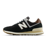 New Balance 574 Sneaker (Unisex) - Brown/Dark Silver Metallic Athletic - Casual - Lace Up - The Heel Shoe Fitters
