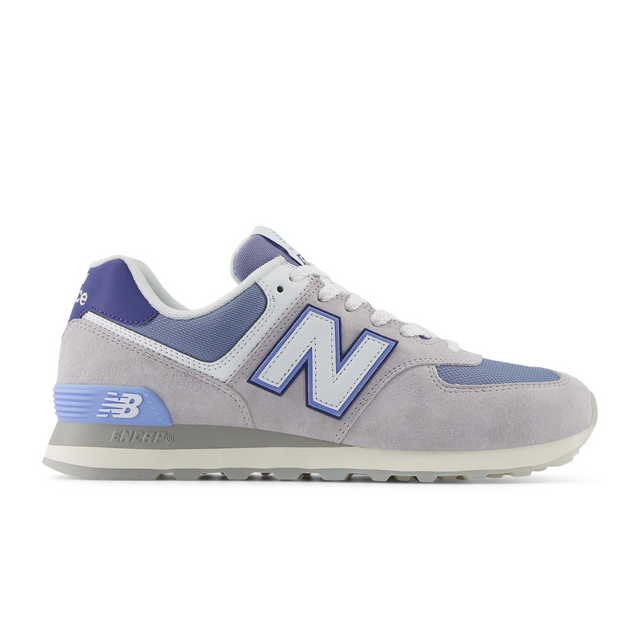New Balance 574 Sneaker (Unisex) - Pearl Grey/NB White Athletic - Casual - Lace Up - The Heel Shoe Fitters