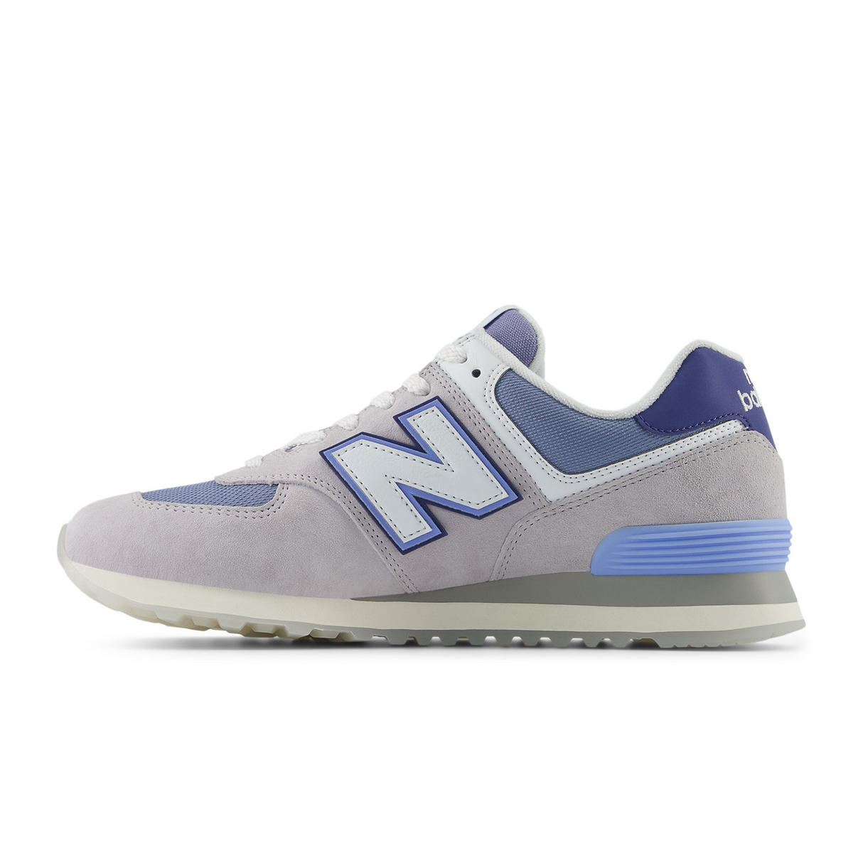 New Balance 574 Sneaker (Unisex) - Pearl Grey/NB White Athletic - Casual - Lace Up - The Heel Shoe Fitters