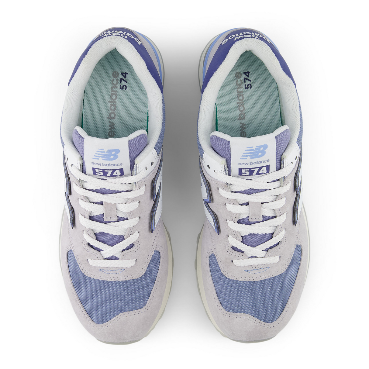 New Balance 574 Sneaker (Unisex) - Pearl Grey/NB White Athletic - Casual - Lace Up - The Heel Shoe Fitters