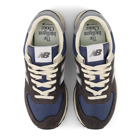 New Balance 574 Sneaker (Unisex) - Black Cement/Slate Grey Athletic - Casual - Lace Up - The Heel Shoe Fitters