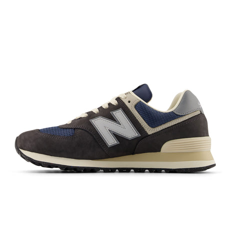 New Balance 574 Sneaker (Unisex) - Black Cement/Slate Grey Athletic - Casual - Lace Up - The Heel Shoe Fitters
