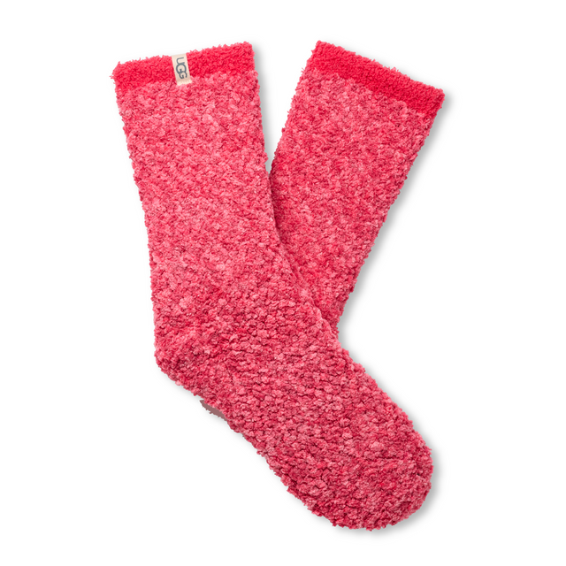 UGG® Cozy Chenille Sock (Women) - Hibiscus Pink Accessories - Socks - Lifestyle - The Heel Shoe Fitters