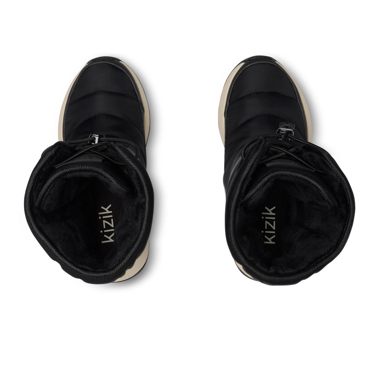 Kizik Juno 2 High Boot (Women) - Black/Whitecap Gray Athletic - Casual - Lace Up - The Heel Shoe Fitters