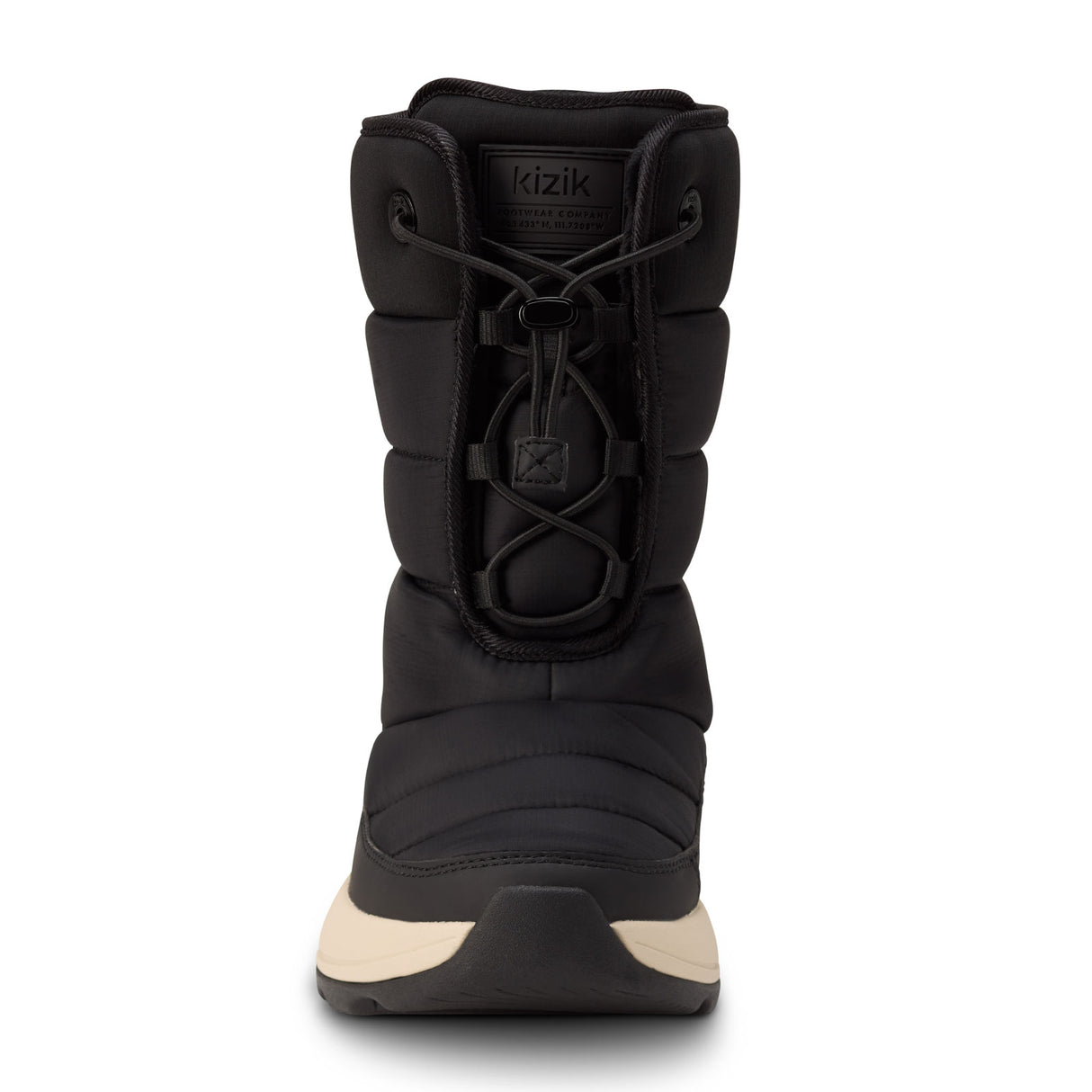 Kizik Juno 2 High Boot (Women) - Black/Whitecap Gray Athletic - Casual - Lace Up - The Heel Shoe Fitters