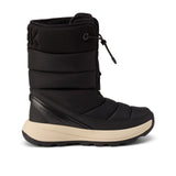 Kizik Juno 2 High Boot (Women) - Black/Whitecap Gray Athletic - Casual - Lace Up - The Heel Shoe Fitters