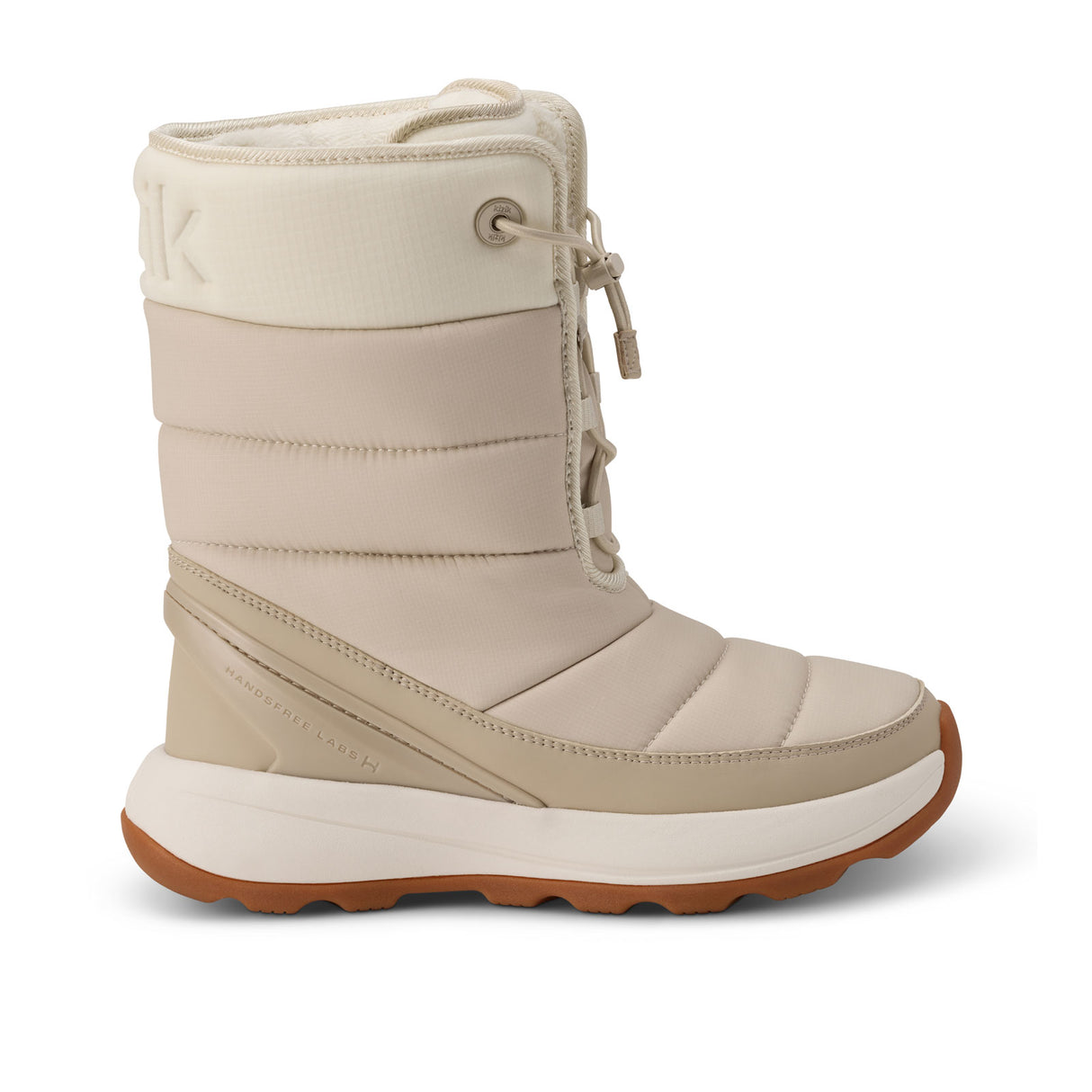 Kizik Juno 2 High Boot (Women) - Oatmeal/Pristine Athletic - Casual - Lace Up - The Heel Shoe Fitters