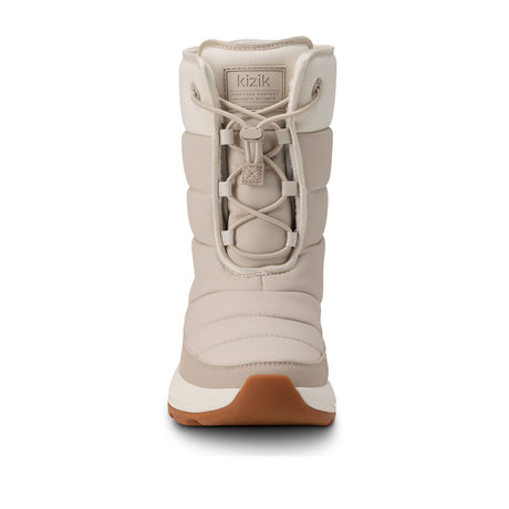 Kizik Juno 2 High Boot (Women) - Oatmeal/Pristine Athletic - Casual - Lace Up - The Heel Shoe Fitters