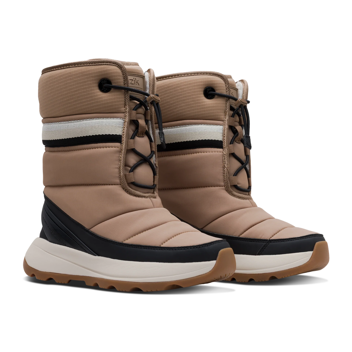 Kizik Juno 2 High (Women) - Cinnamon Swirl/Stripe