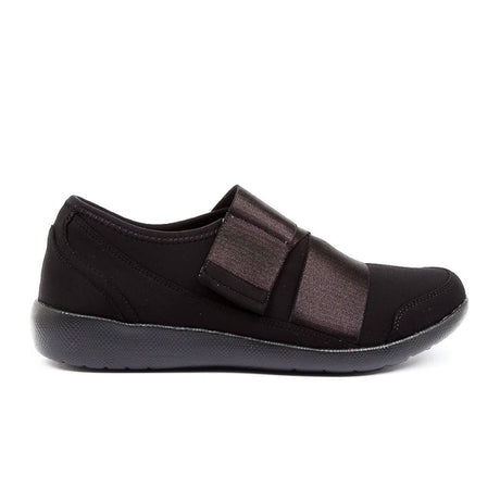 Ziera Urban Sneaker (Women) - Black/Black Sole Athletic - Casual - Lace Up - The Heel Shoe Fitters