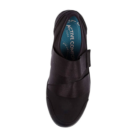 Ziera Urban Sneaker (Women) - Black/Black Sole Athletic - Casual - Lace Up - The Heel Shoe Fitters
