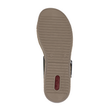 Rieker Regina 51 Wedge Sandal (Women) - Schilf/Moor Sandal - Heel/Wedge - The Heel Shoe Fitters