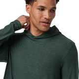Vuori Strato Tech Hoodie (Men) - Hemlock Heather