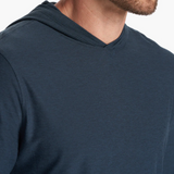 Vuori Strato Tech Hoodie (Men) - Navy Heather Apparel - Top - Sweatshirt - The Heel Shoe Fitters