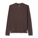 Vuori Waffle Henley (Men) - French Roast