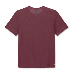 Vuori Strato Tech Tee (Men) - Fig Heather Apparel - Top - ShortSleeve - The Heel Shoe Fitters